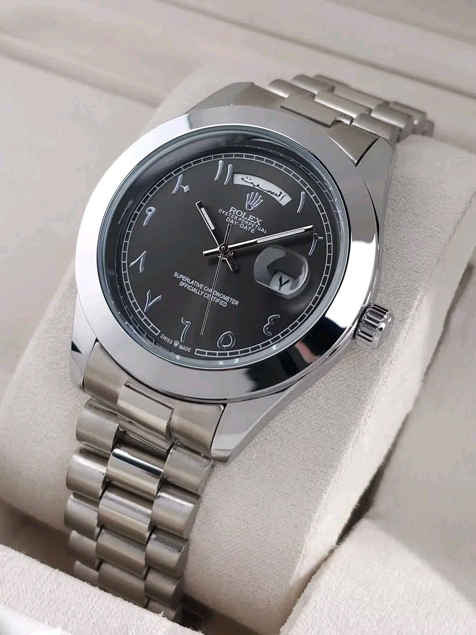 la montre Rolex Day Datejust (Arabic)