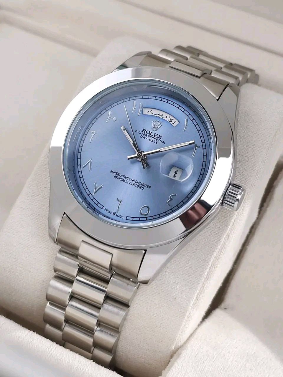 la montre Rolex Day Datejust (Arabic)